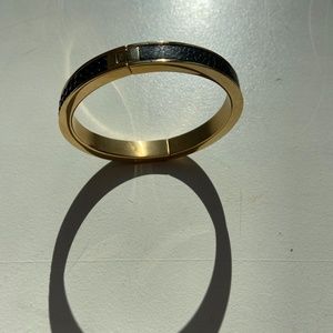 Swarovski Navy and Gold Cuff Bracelete